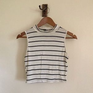 Striped crop top